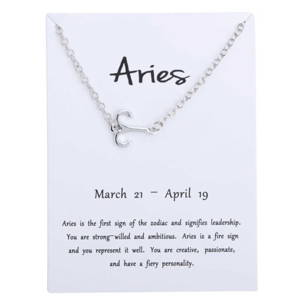 Gåvoarmband Stjärntecken Väduren Aries Armband Silver
