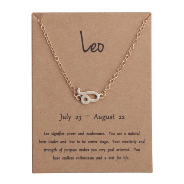 Gave armbånd stjerne underskrive løve leo armbånd guld