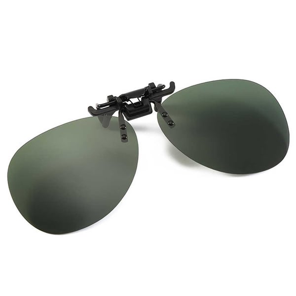 Clip-On Aviator-aurinkolasit pilottilasit vihreät