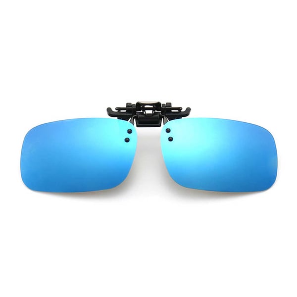 Clip-on Solglasögon Blått Spegelglas 40x58mm