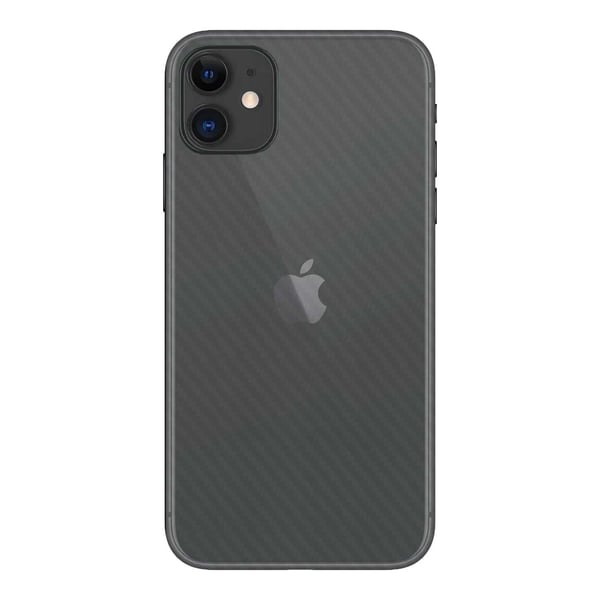 iPhone 12 Kolfiber Vinyl Skin Dekal Skyddsfilm Baksida Carbon