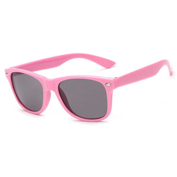 Små Solglasögon för Barn – Wayfarer Barnsolglasögon – Rosa