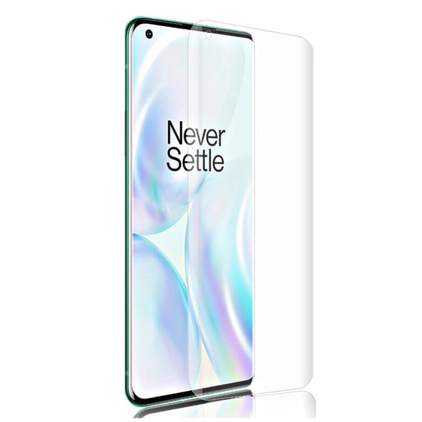 2-Pack OnePlus 8 Heltäckande Skärmskydd Skyddsplast Displayfilm