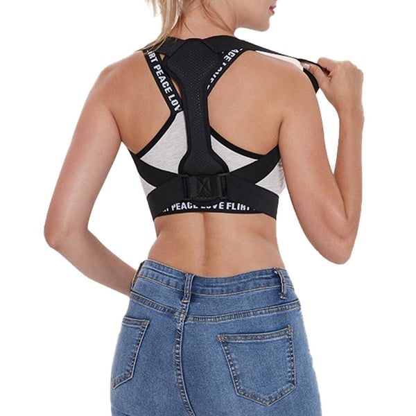 Sterk ryggvest Posting Vest for bedre holdningsryggstøtte unisex