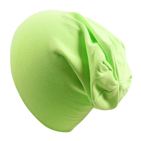 Tynn neon grønn vinter cap lang cap snowboard skate