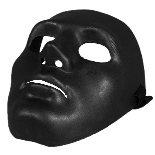 3-pack Svart Mask – Dekorera Färglägg – Halloween Fest Maskerad