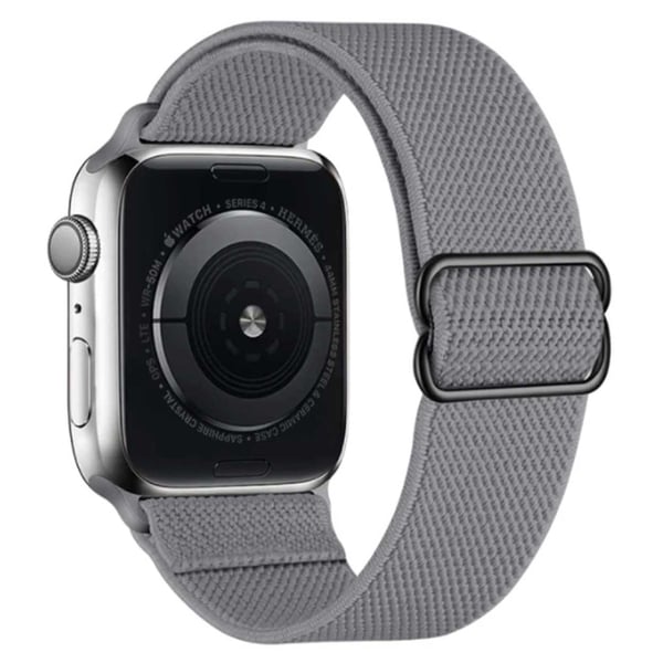 Apple Watch 42/44/45/49 Armband Nylon Mörkgrå