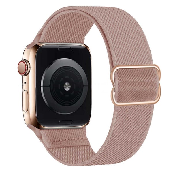 Apple Watch 42/44/45/49 Armband Nylon Rosa Beige