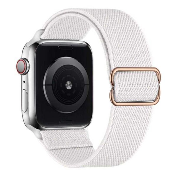 Apple Watch 42/44/45/49 Armband Nylon Vit