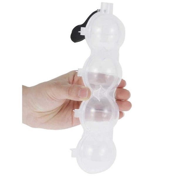 2-Pack Isform för Isbollar Runda Isbitar Iskubsform Kulor Plast