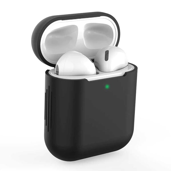 Svart Apple AirPods 1/2 Case Fodral Stötsäkert Skyddsfodral