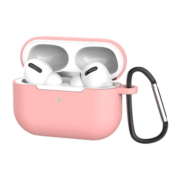 Rosa Apple AirPods Pro Fodral Stötsäkert Skyddsfodral Silikon