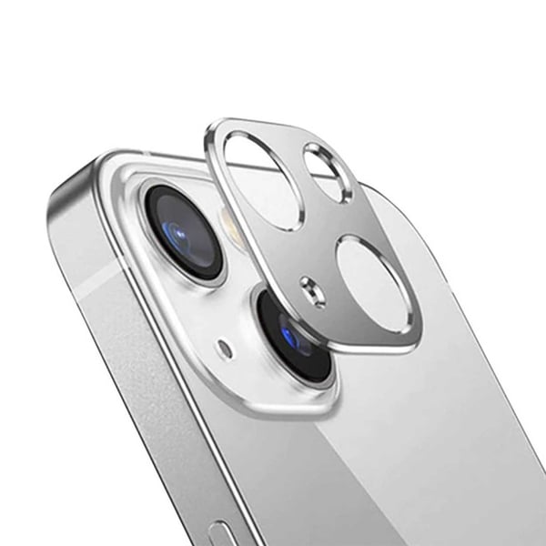 iPhone 13 linsedeksel for kamera linser sølv iPhone 13 linsedeksel for kamera linser sølv
