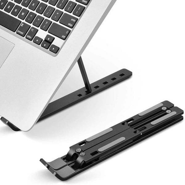 Bærbar Foldbar Laptop Stand - Ergonomisk Laptop Stand Black