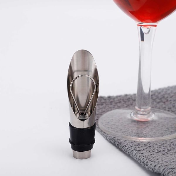 Rustfritt stål Air Ababel - Decanting Pip for Wine