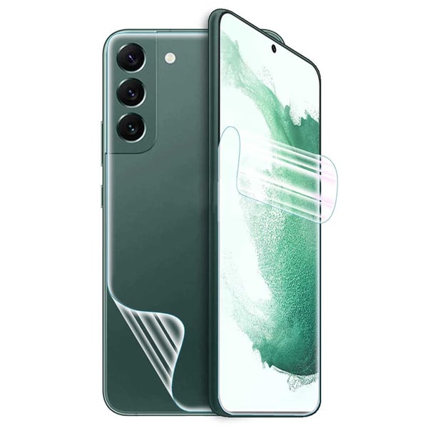 2-Pack Galaxy S21 Displayfilm + Skyddsfilm för Baksida 2-Pack Galaxy S21 Displayfilm + Skyddsfilm för Baksida