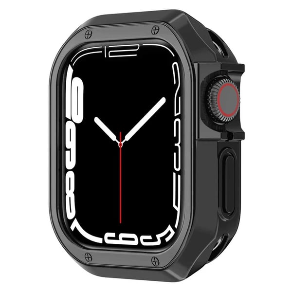 Apple Watch 42/44/45mm TPU Skal Case Bumper Svart