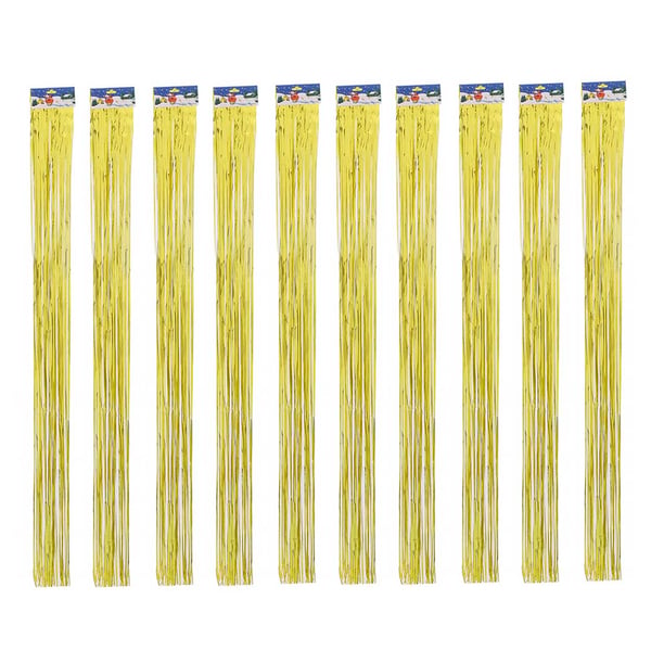 Balloon Tail Gold Glitter Metallic 10-Pack Glitter Drapery