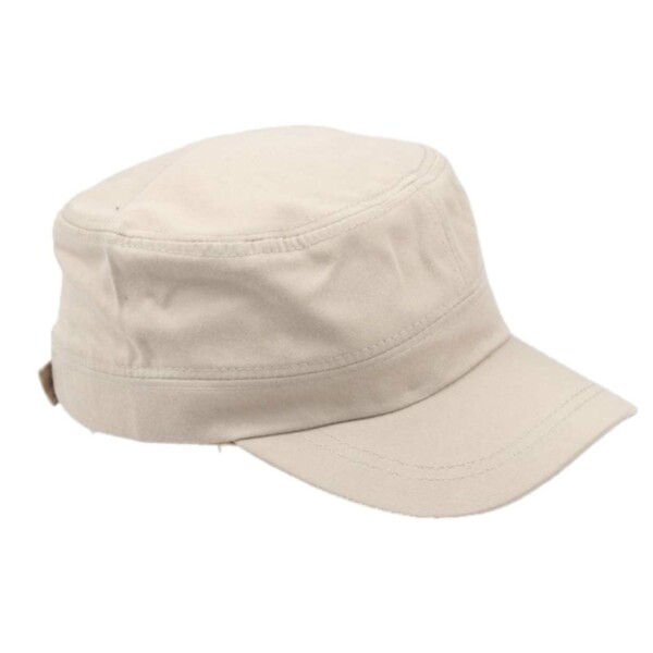 Beige Militärkeps Armykeps – Platt Armé Keps