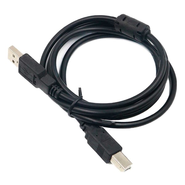 USB 2.0 Kabel Type A Mann - Type B Mann 1,5M skriverkabel Svart