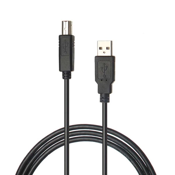 USB 2.0 Kabel Type A Mann - Type B Mann 1,5M skriverkabel Svart