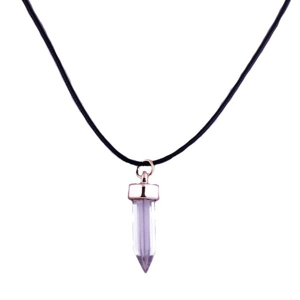 Halsband med Energisten Resin Quarts Ametist