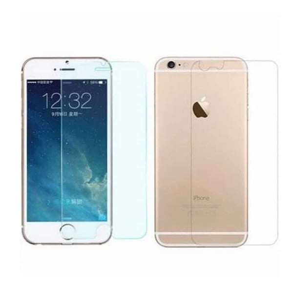 2-pack iPhone XR HD Screen Protector + Protective Film for Back