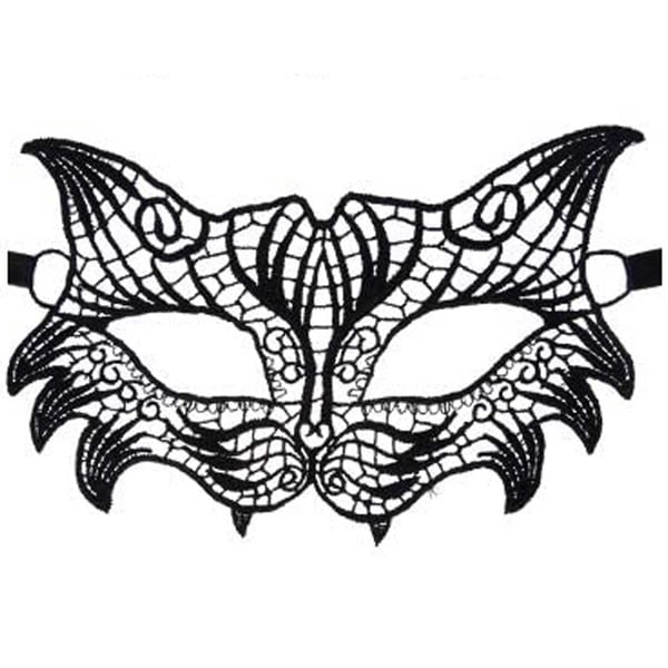 Maskeradmask Ögonmask i Spets – Venetiansk Kattmask Lace