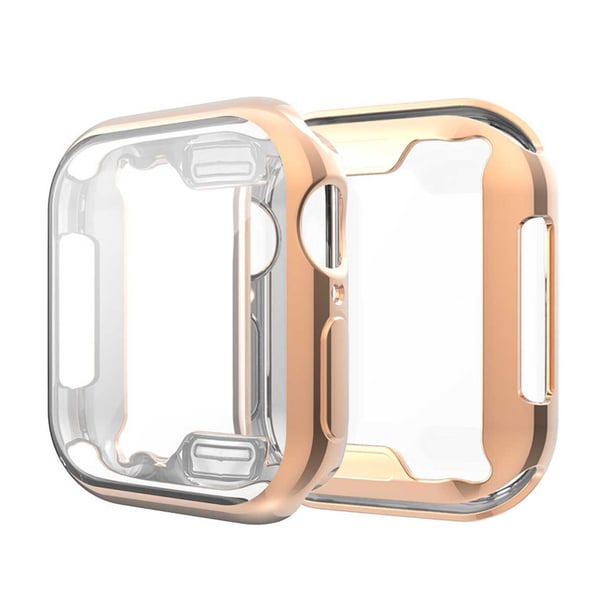Apple Watch 7 45mm Shell Case Screen Protection Rose Gold