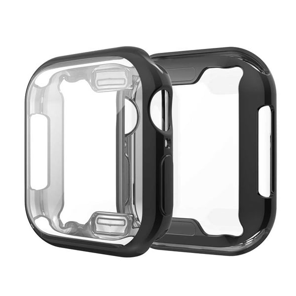 Apple Watch 7 45mm Skal Case Skärmskydd Svart