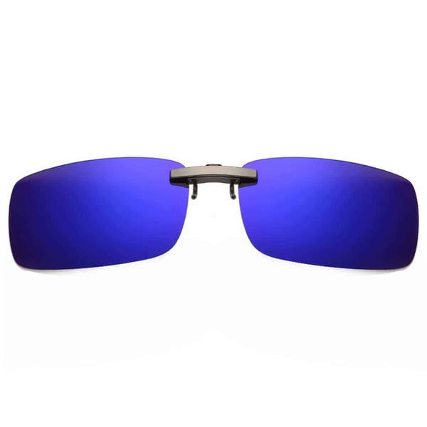 Clip-on solbriller Metal Blue Mirror Glass 37x59mm Clip-on solbriller Metal Blue Mirror Glass 37x59mm