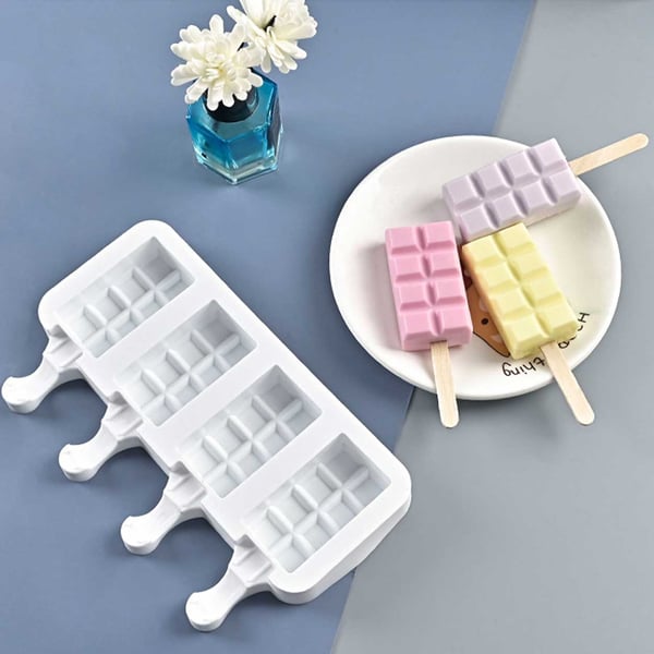 DIY -jäätelö muodostaa silikonin - leivontamuoto popsicle