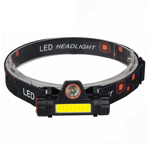2-Pack hodelykt 4-i-1 vanntett LED 800lm COB XOG USB