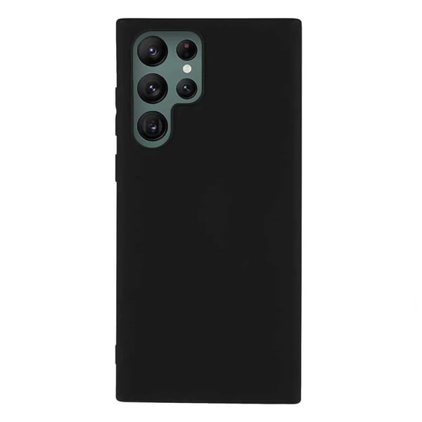 Galaxy S22 Ultra Skal Svart Tunt Mobilskal 1mm TPU