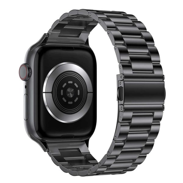 Apple Watch 42/44/45 Metal Link Armbånd svart