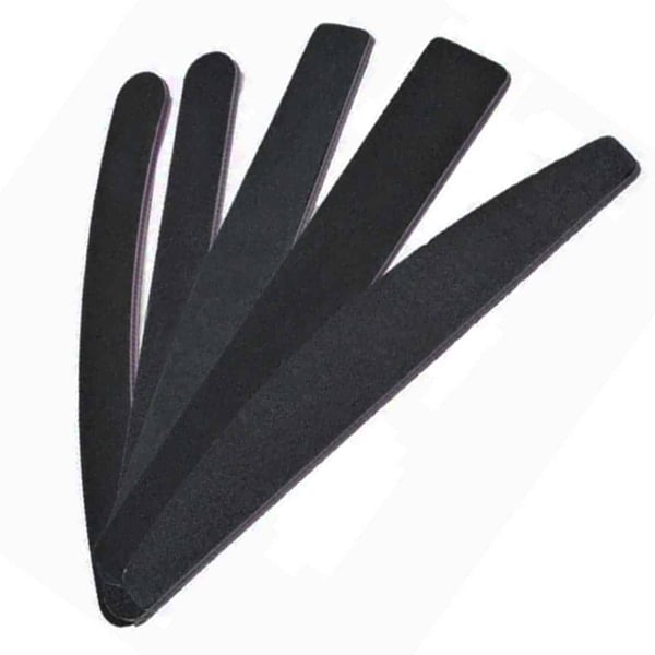 Dubbelsidiga Nagelfilar 5-pack – 100/180 Nagelfil Svart