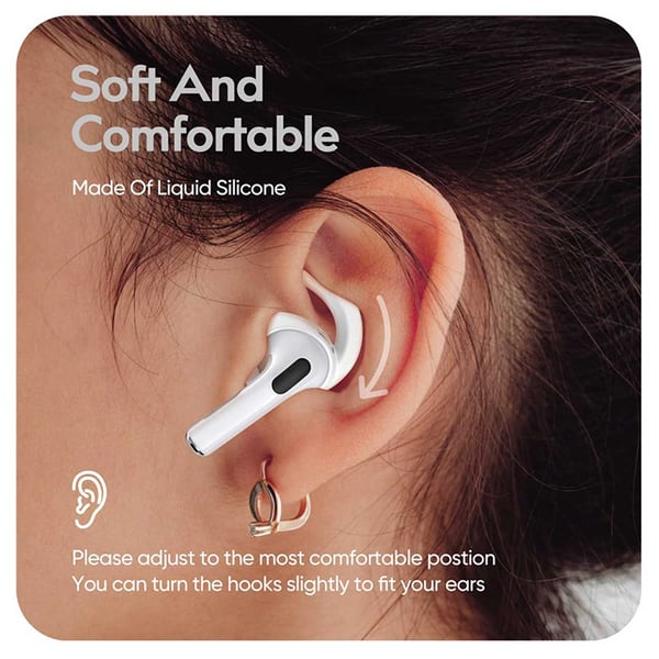 AirPods 3 korvakoukut - silikoni -korvakorut valkoiset