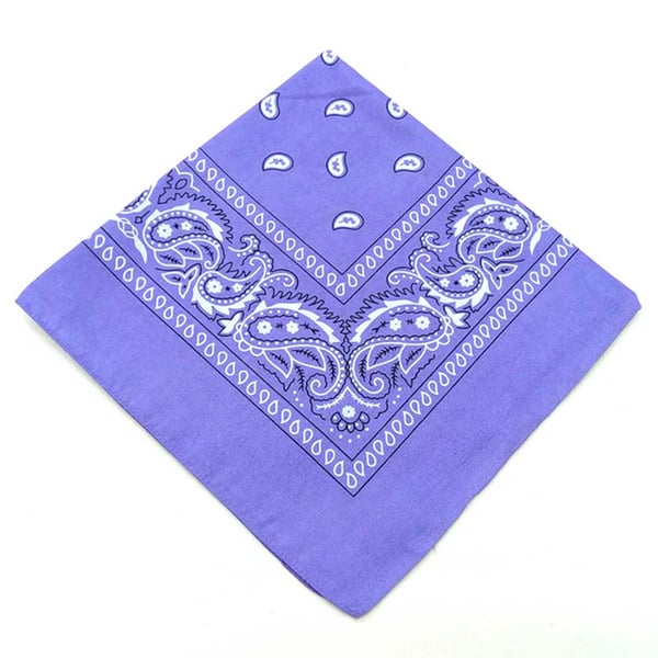 Bandana Scarf Sjal Snusnäsduk Paisleymönster Ljus Lila Bandana Scarf Sjal Snusnäsduk Paisleymönster Ljus Lila