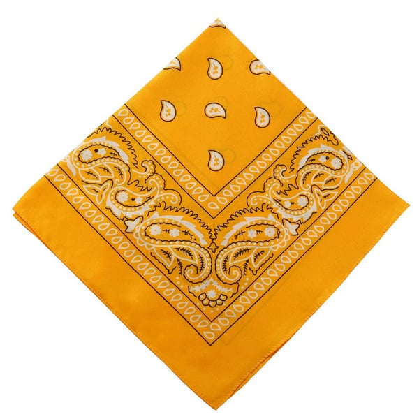 Bandana Scarf Sjal Snusnäsduk Paisleymönster Ljus Orange Bandana Scarf Sjal Snusnäsduk Paisleymönster Ljus Orange