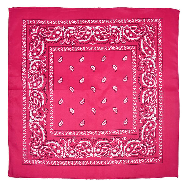 Bandana huivi huivi nuuska kangas paisley kuvio vaaleanpunainen