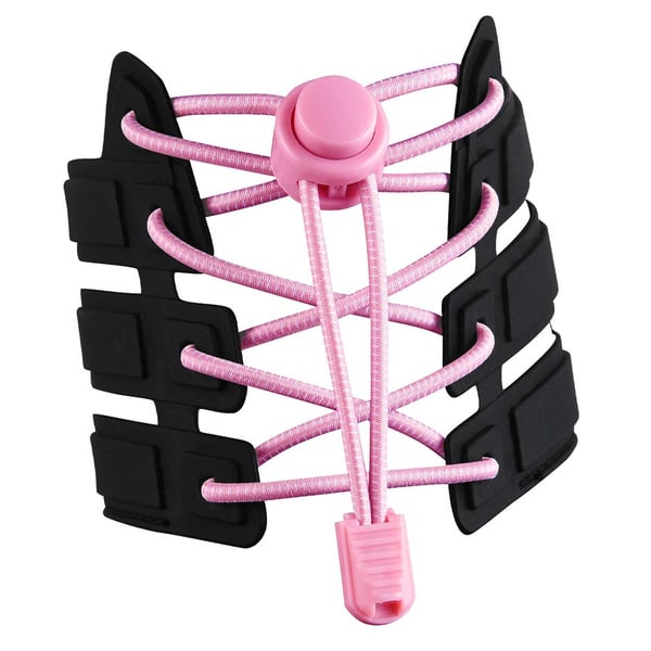 Elastiska Skosnören (Inklusive Dragsko) – No Tie Shoelaces – Rosa