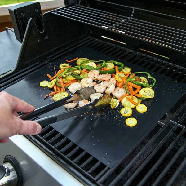 5 -Pack Grill Mat - Uudelleenkäytettävä ei -sauva 40x33cm