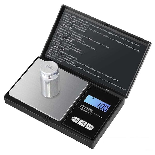 Taitava digitaalinen taskuaalto / mini-aalto / koru-aalto (0,01-200G)