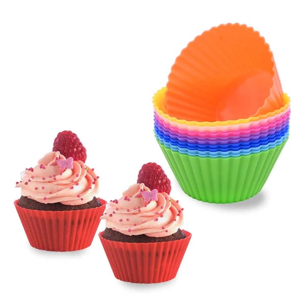 Silikon Muffinsformar / Bullformar – 12-Pack Bakformar