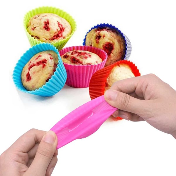Silikon Muffinsformar / Bullformar – 12-Pack Bakformar