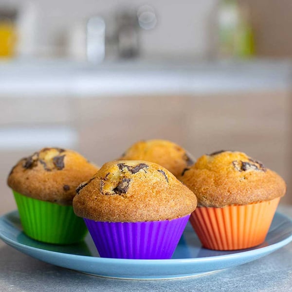 Silikon Muffinsformar / Bullformar – 12-Pack Bakformar