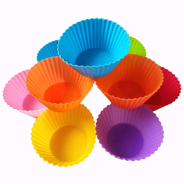 Silikon Muffinsformar / Bullformar – 12-Pack Bakformar