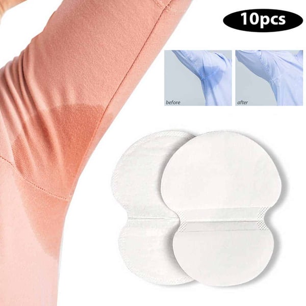 10-pack Självhäftande Svettskydd för Kläder
