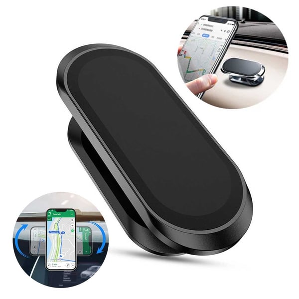 360 Roterbar Bilhållare med Magnet för Mobil Svart 360 Roterbar Bilhållare med Magnet för Mobil Svart