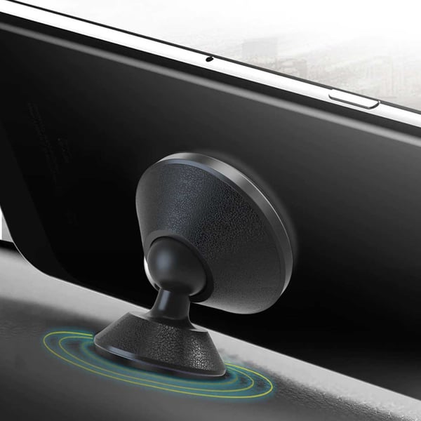 Mobilholder med magnet - roterbar bilholder gull